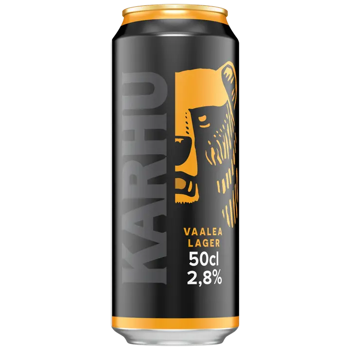 Karhu Lager olut 2,8 til-% tölkki 0,5 L