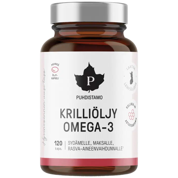 Puhdistamo Krilliöljy Omega-3 60 kapselia