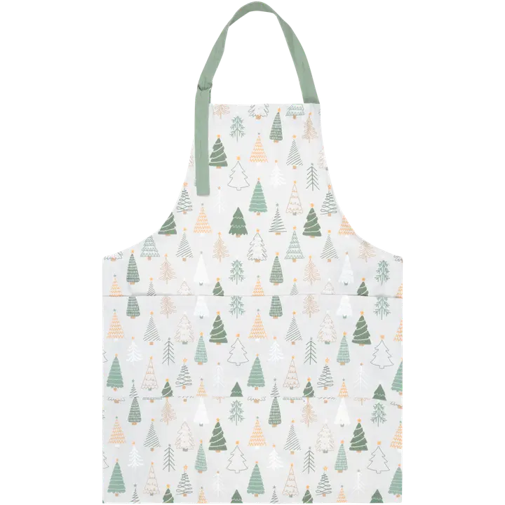 House esiliina Christmas trees 82x90 cm beige