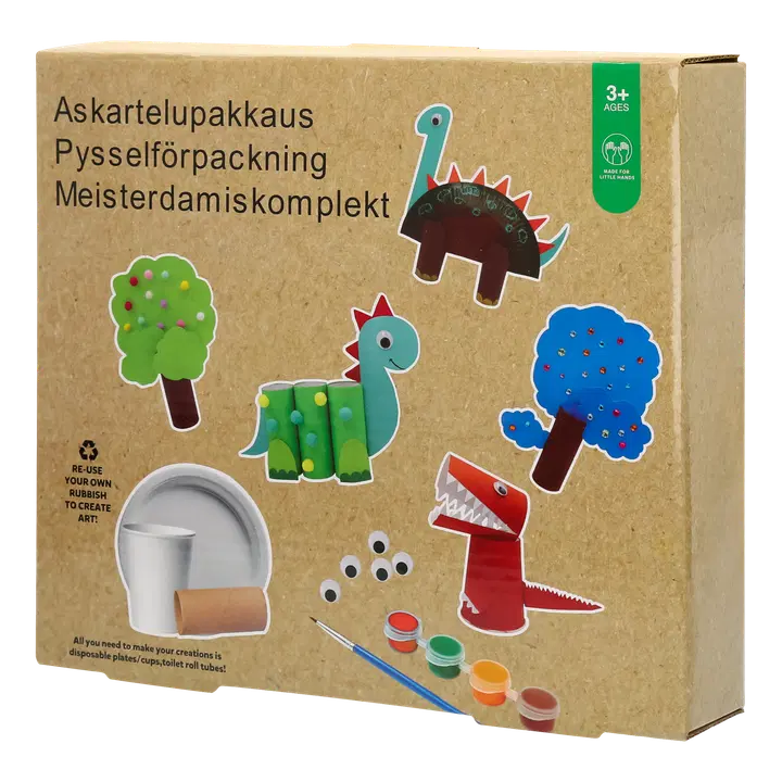 Askartelupakkaus dinosaurus