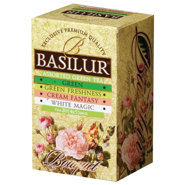 Basilur roheline tee Bouquet 20 x 1,5 g