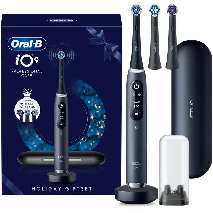 Oral-B sähköhammasharja iO9S musta lahjapakkaus