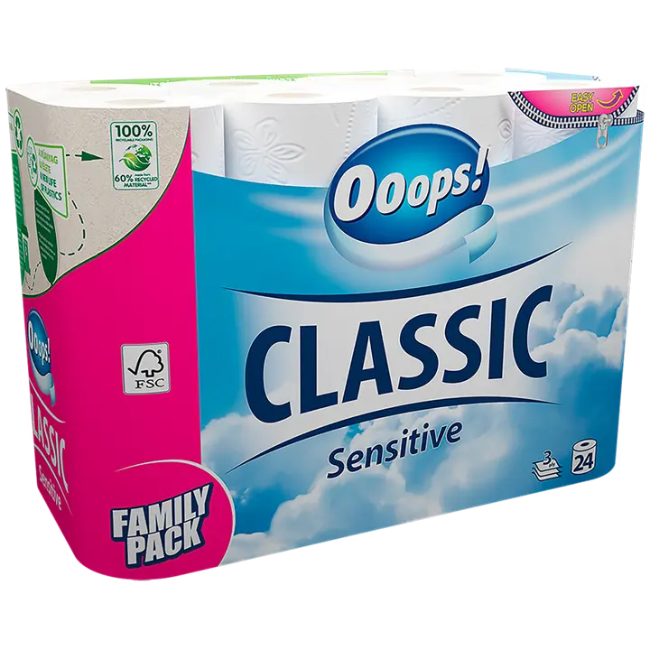 Ooops! Classic Sensitive WC-paperi 32rl