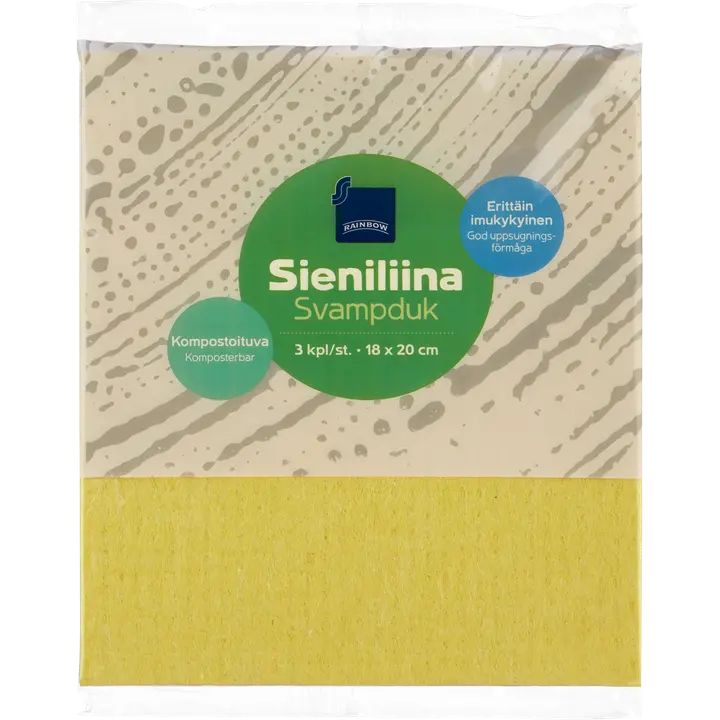 Rainbow puhastuslapp 18x20 cm 3 tk