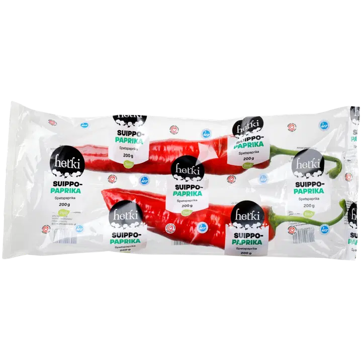 Fresh Hetki Suippopaprika punainen 200g FI