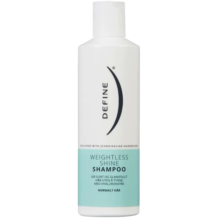 Define Weightless Shine Shampoo hyalyronihappoa sisältävä kiiltoa antava shampoo normaaleille hiuksille 250ml