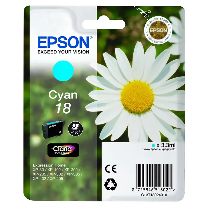 Epson mustepatruuna syaani 18