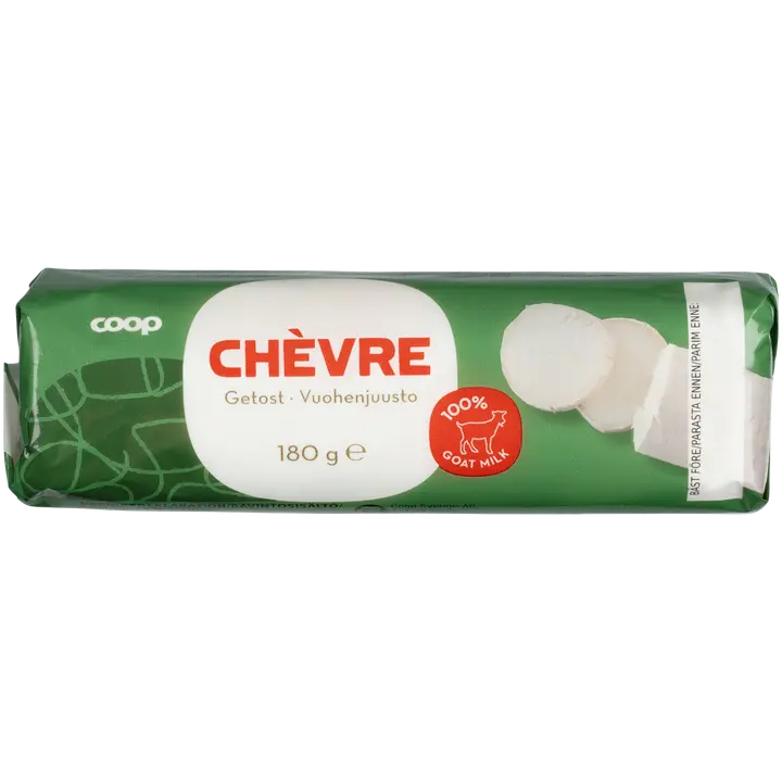 Coop Chevre vuohenmaitojuusto 180g