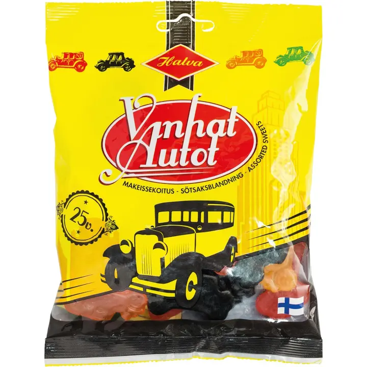 Halva Vanhat Autot makeissekoitus 170g