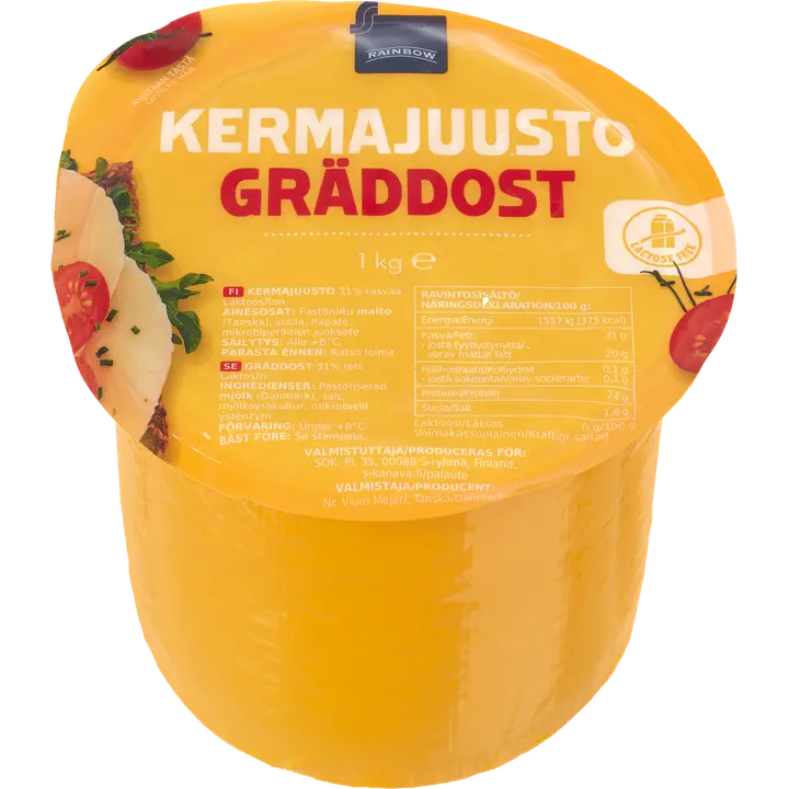 Rainbow 1 kg kermajuusto