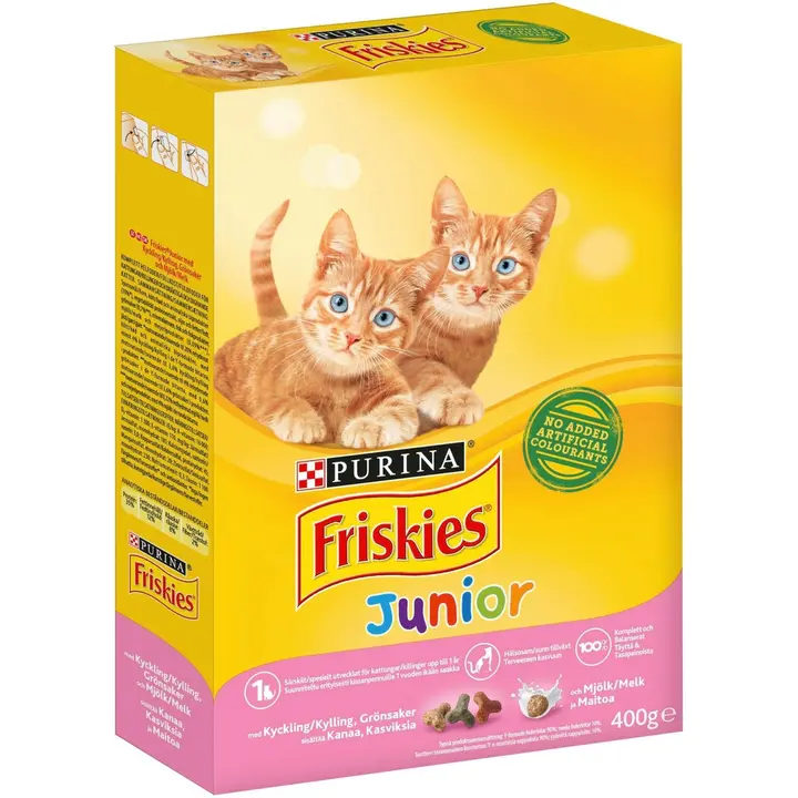 Kuivtoit kassidele kanaliha, piima ja köögiviljaga 400 g