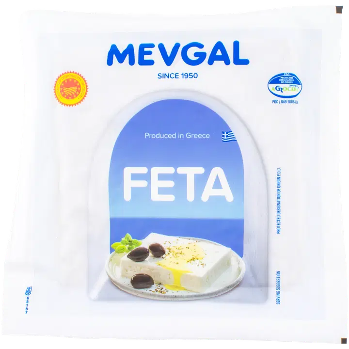 Mevgal äkta grekisk fetaost laktosfri PDO 1kg