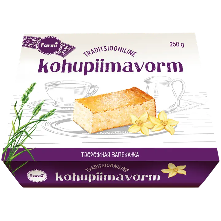 Farmi Vanillimaitseline kohupiimavorm, 250 g