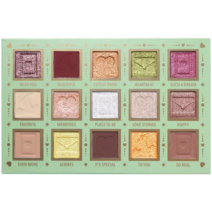 MOIRA A Moment With You Pressed Pigment Palette luomiväripaletti