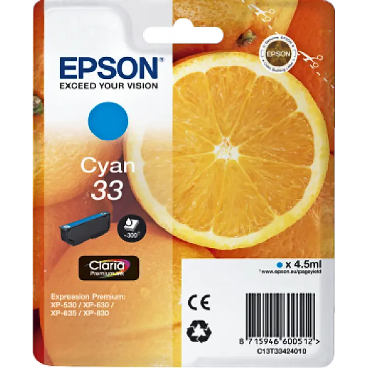 Epson mustepatruuna syaani 33