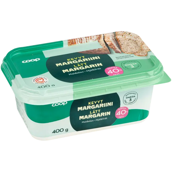 Coop Kevyt margariini 40 400 g