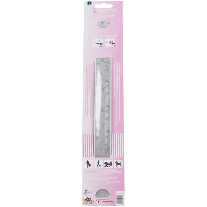 Kiilu D jousiheijastin Roosa nauha logot