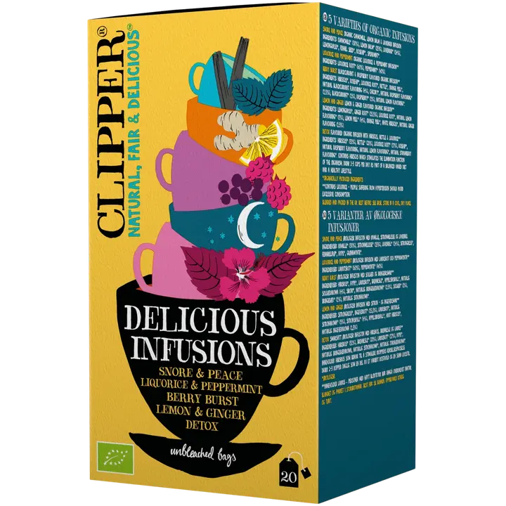 Clipper Delicious Infusions luomuyrttiteelajitelma 20ps