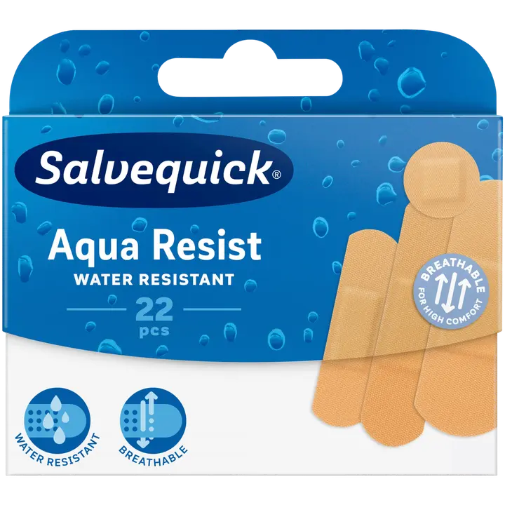 Salvequick Aqua Resist muovilaastari 22kpl