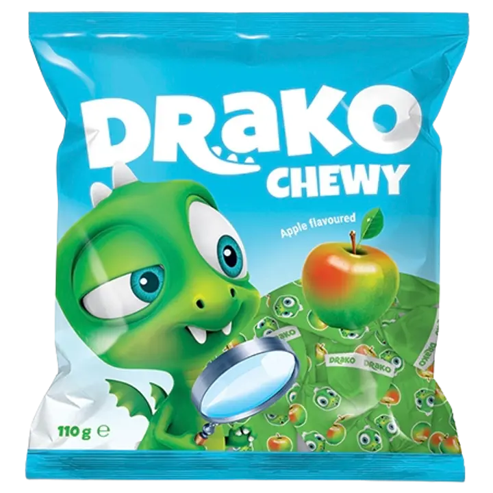 Drako puuviljamaitseline närimiskompvek 110g