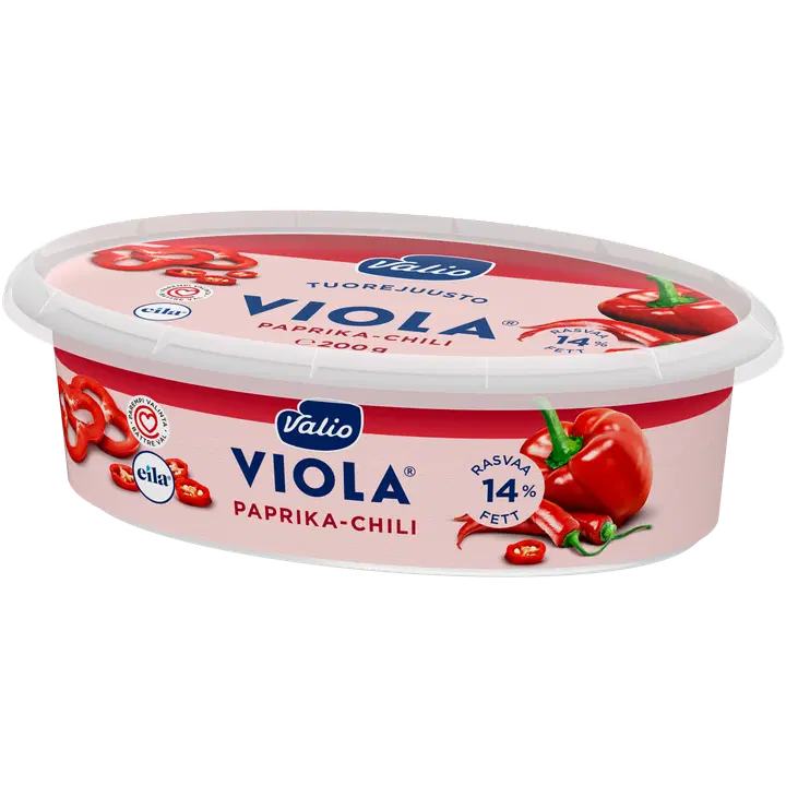 Valio Viola® paprika-chili tuorejuusto laktoositon e200 g
