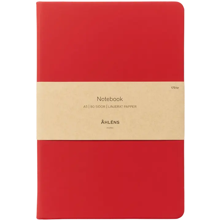 Notbook romeo pu a5 punane