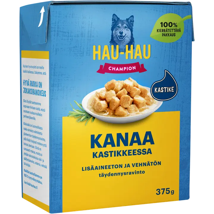 Hau-Hau Champion Kanaa kastikkeessa 375 g