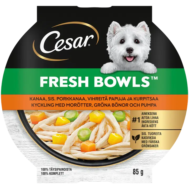 CESAR 85g Fresh bowls Kanaa kastikkeessa