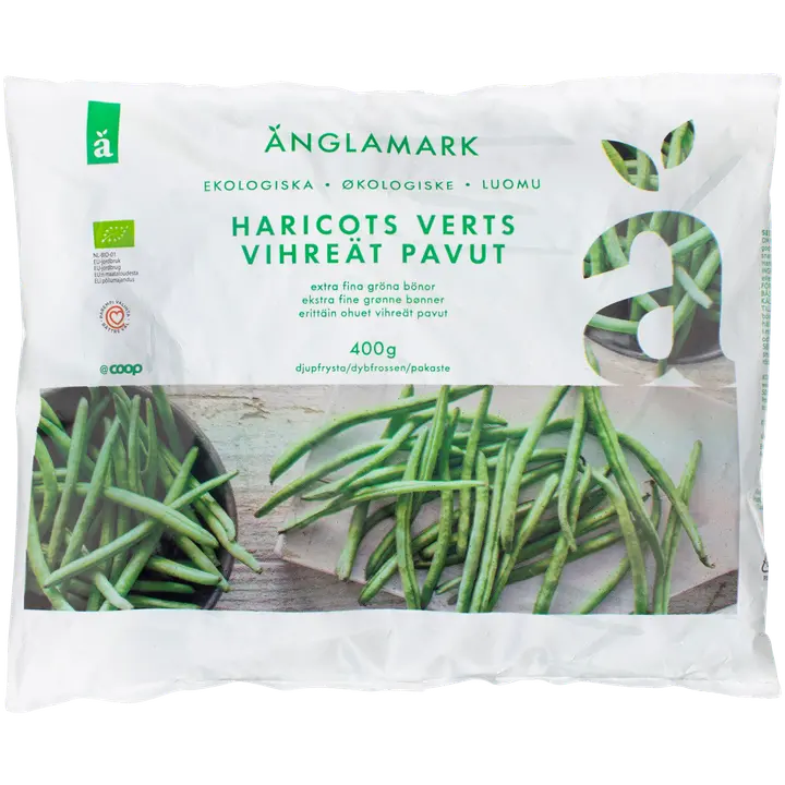 Änglamark ohuet vihreät pavut luomu pakaste 400 g