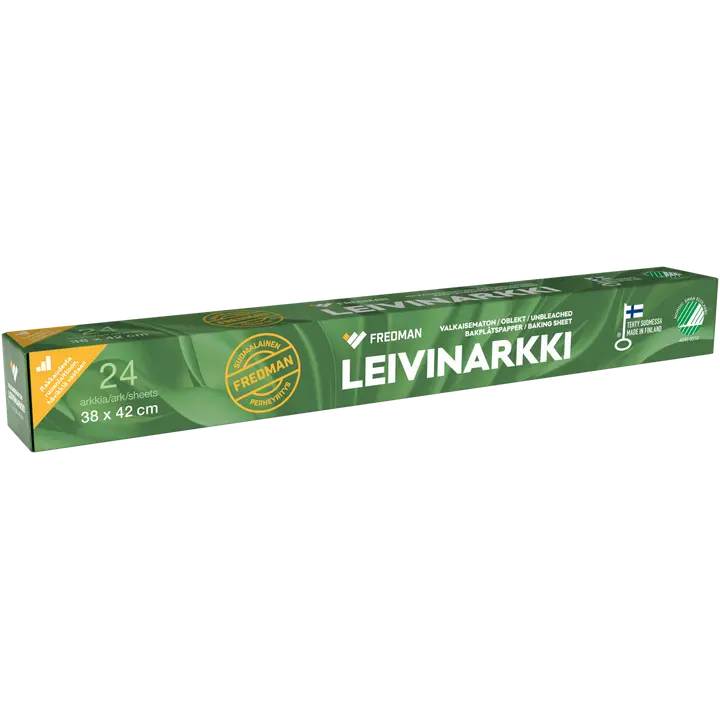 Fredman leivinarkki valkaisematon 38x42cm 24kpl