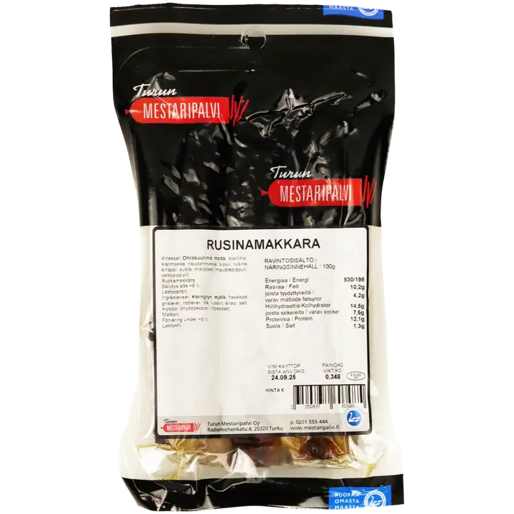 Turun Mestaripalvi rusinamakkara n. 350g