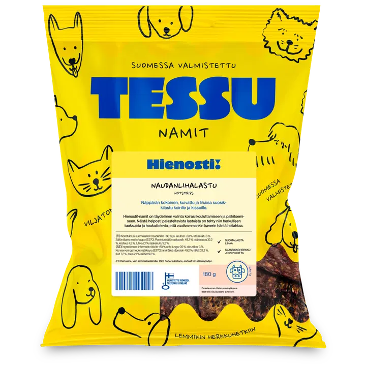 Tessu Hienosti! Naudanlihalastu 180g