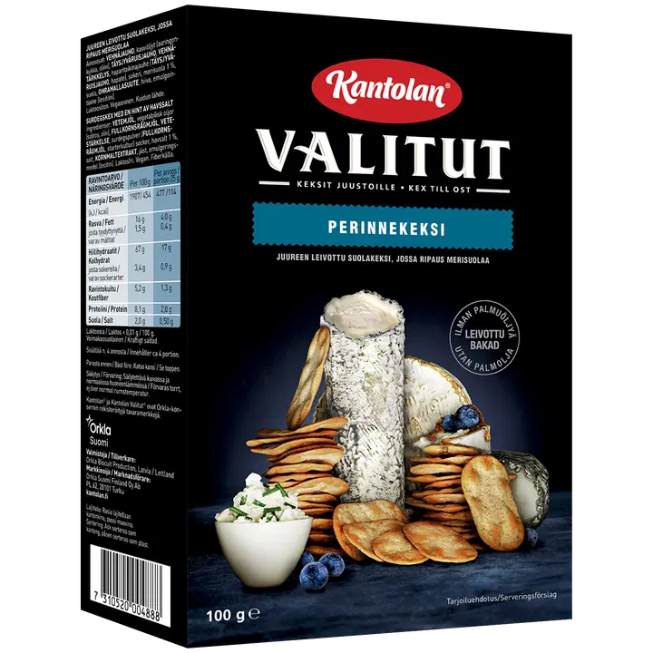 Kantolan Valitut Perinnekeksi juureen leivottu suolakeksi 100g