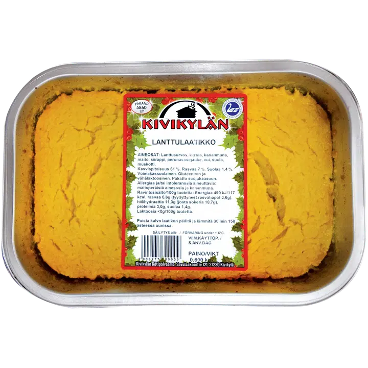 Kivikylän Lanttulaatikko 600 g