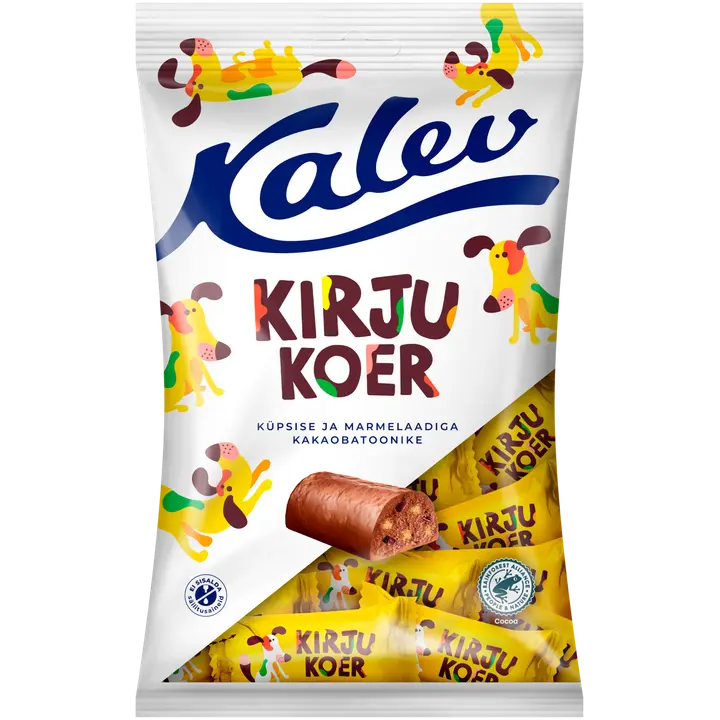 Kalev Kirju Koer küpsise ja marmelaaditükkidega batoonike 200 g