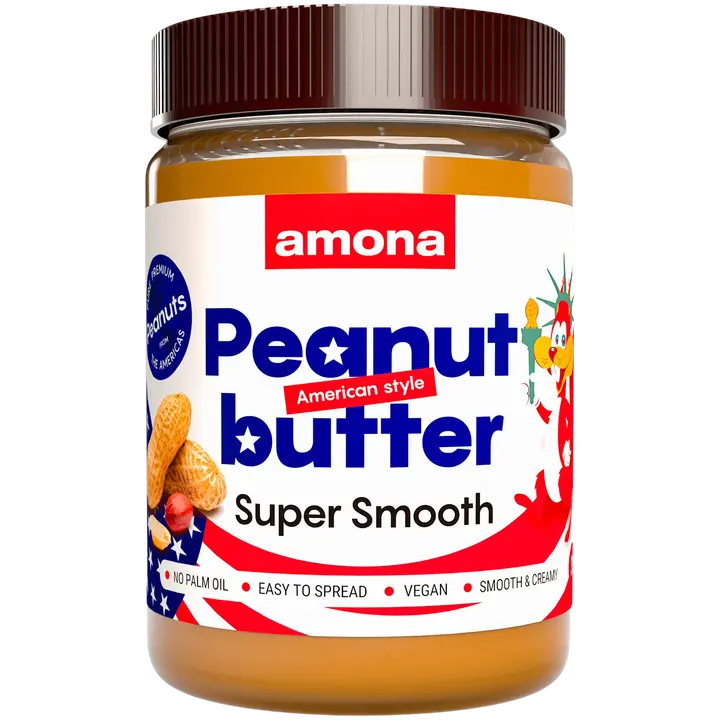 Amona maapähkinävoi american style 350g