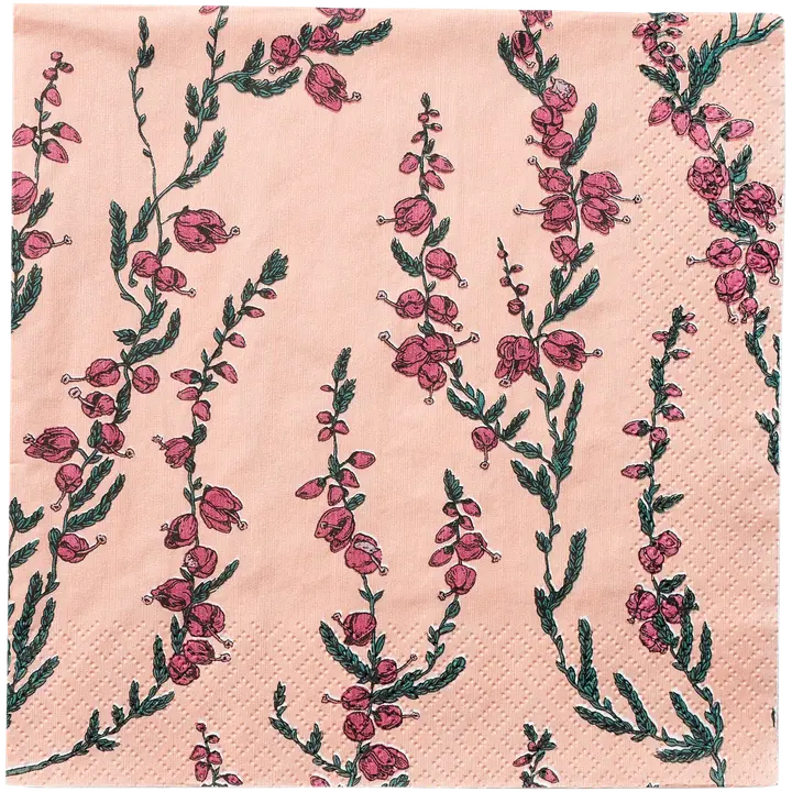 Havi Nuppu tissue lautasliina Kanerva ruska 33cm 20kpl