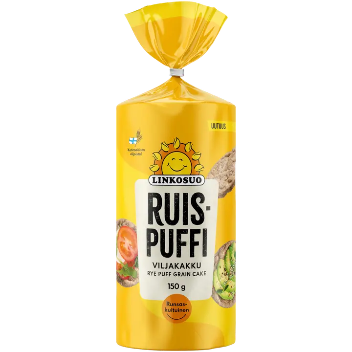 Linkosuo viljakakku ruispuffi 150g