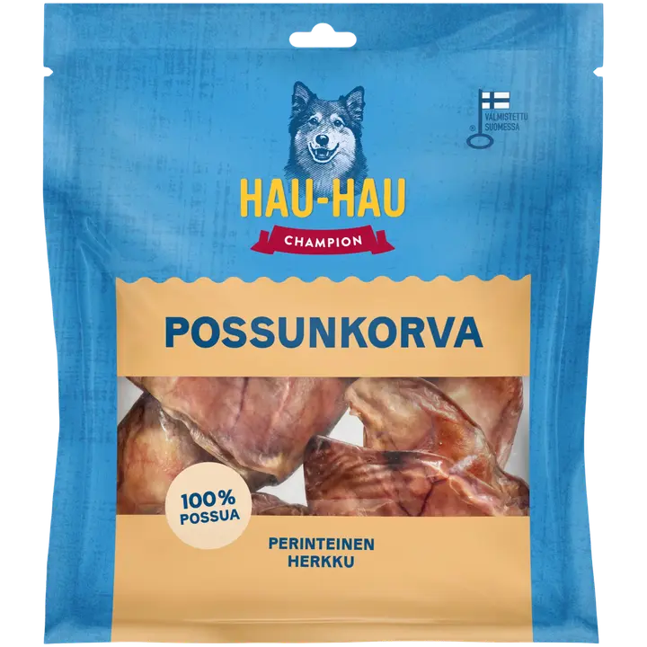 Hau-Hau Champion Kuivattu possunkorva 330 g