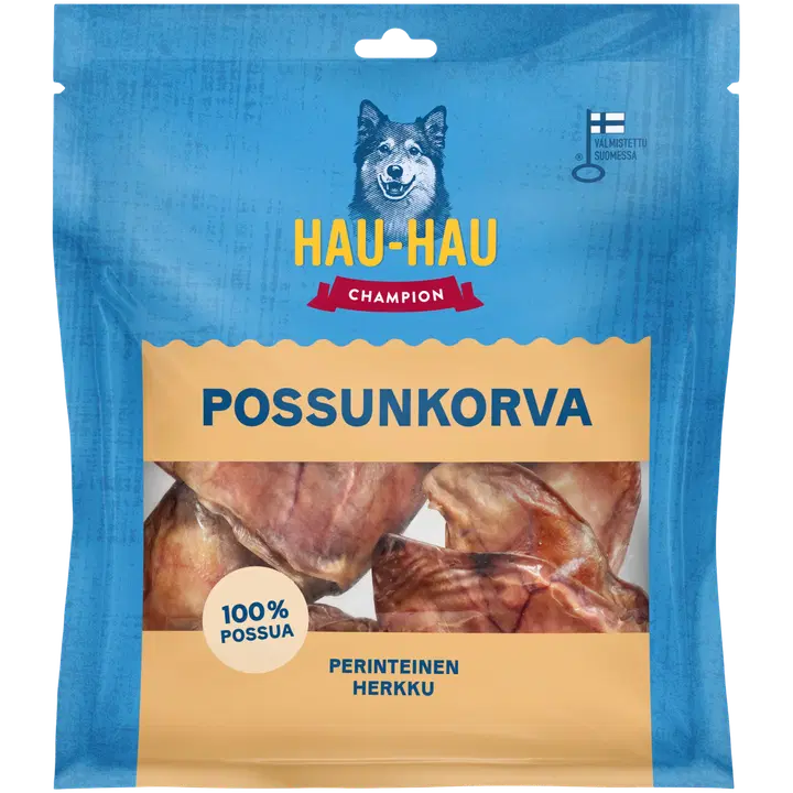Hau-Hau Champion Kuivattu possunkorva 330 g