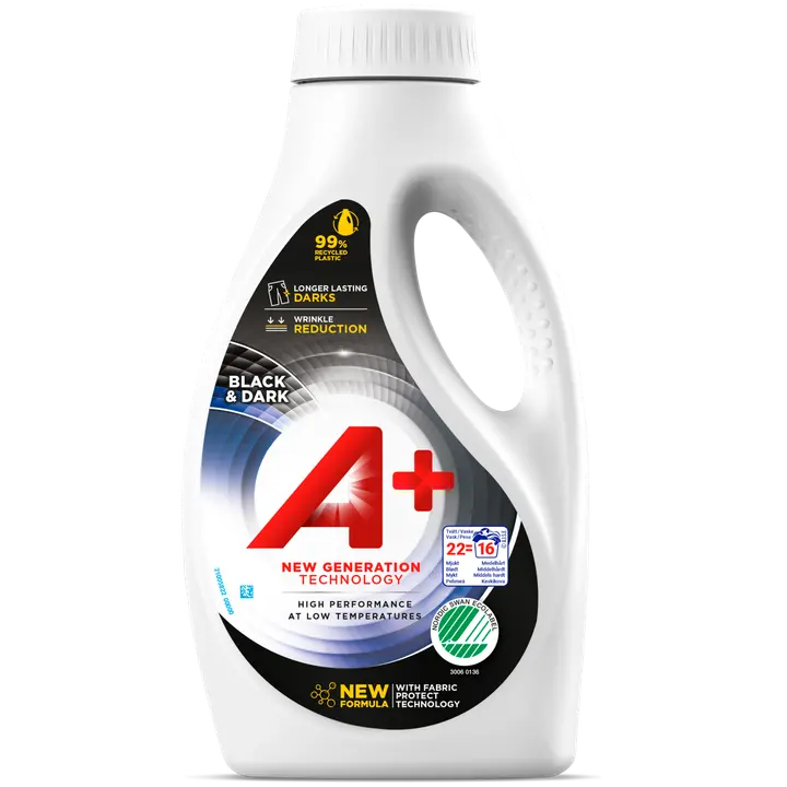 A+ 880ml Black pyykinpesuneste