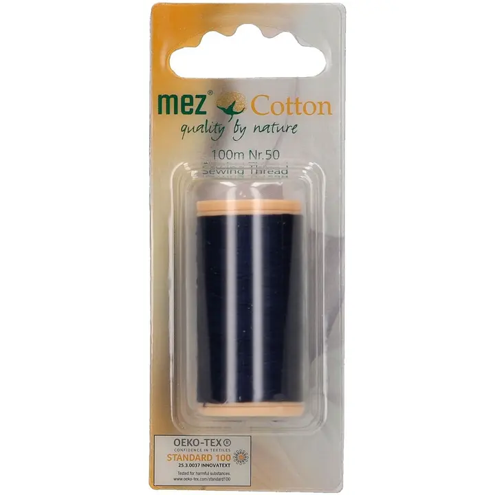 Õmblusniit Cotton 100 m tumesinine