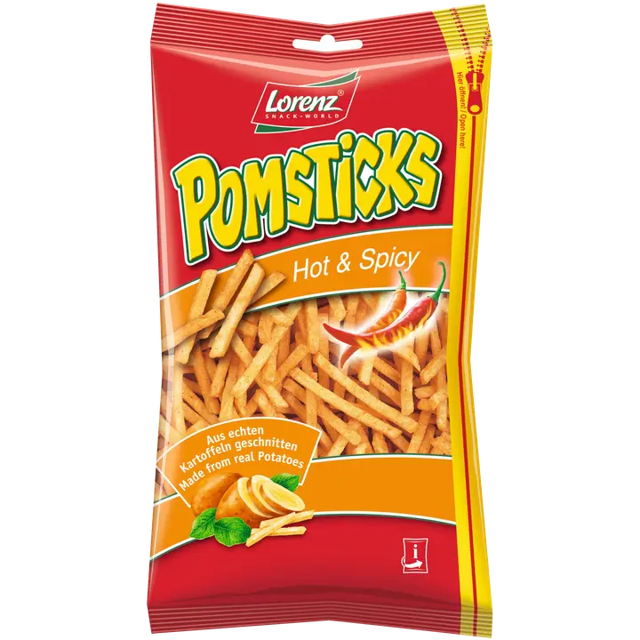 Pomsticks kartulisnäkid tšilliga