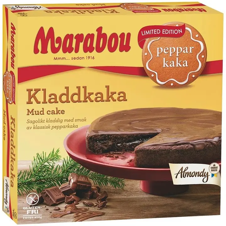 Marabou Piparkakunmakuinen Mutakakku 420g