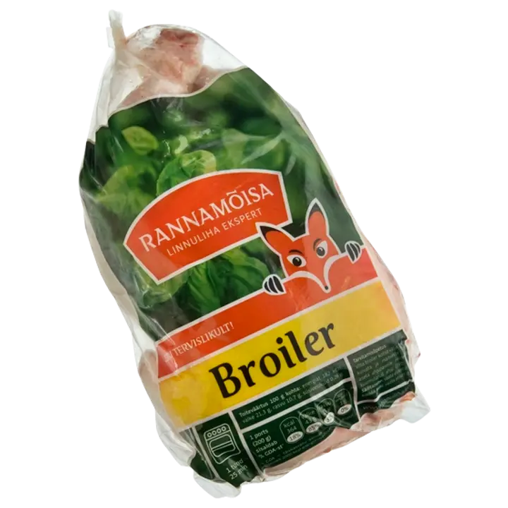 Rannamoisa Broiler, Jahutatud, Kg