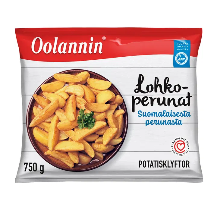 Oolannin klyftpotatis 750g