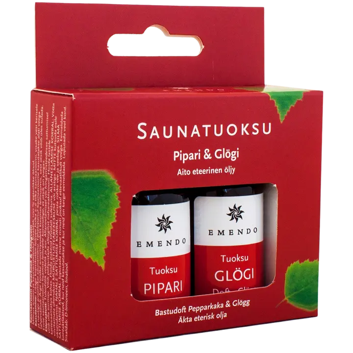 Emendo 2 x 10 ml Saunasarja joulu Pipari & Glögi