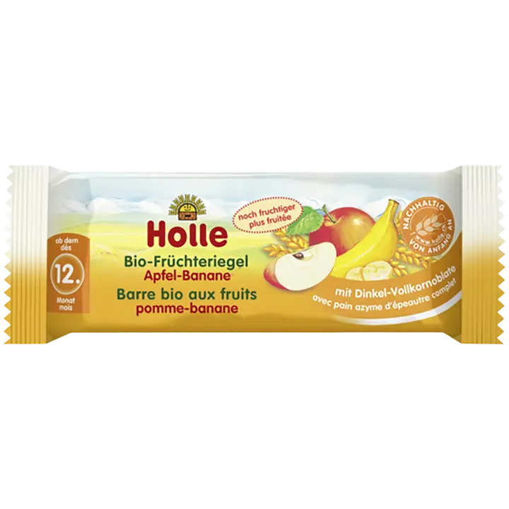 Holle müslibatoon õuna ja banaaniga 25 g, öko, alates 12-elukuust
