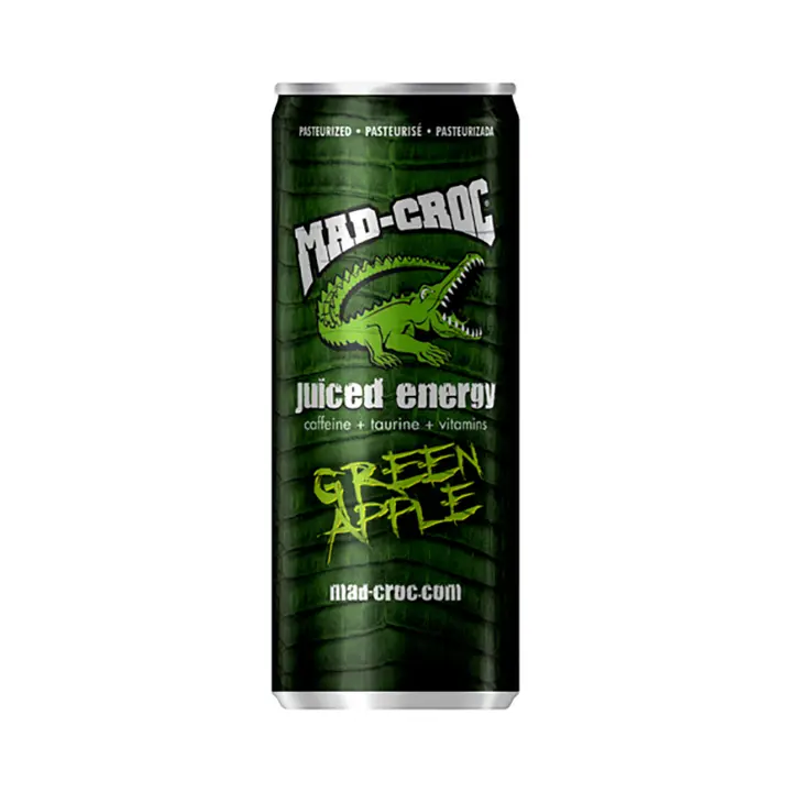 MAD CROC JUICED ENERGIAJUOMA VIHREÄ OMENA 0,250L TLK