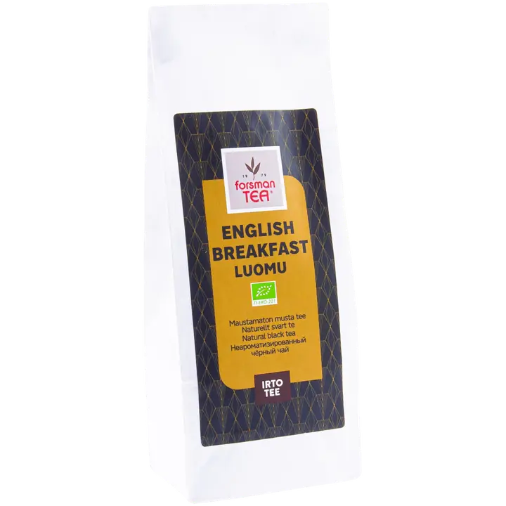 Forsman tea Luomu English Breakfast maustamaton musta tee 100 g